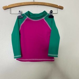 The Honest Company Girls Rash Guard Size small Summer Swim